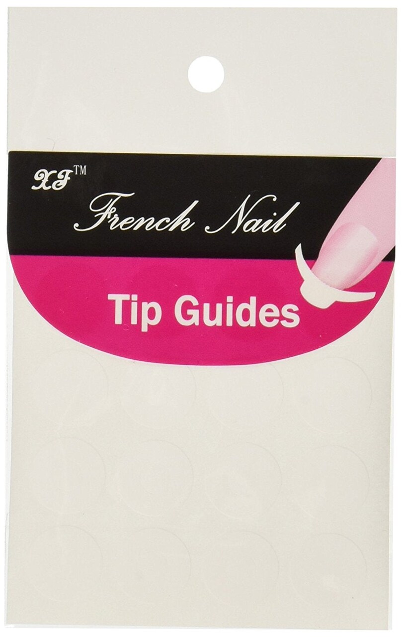 Wrapables 32 Sheets Nail Art Nail Guide Stickers Nail Tip Stickers Nail Stencil Stickers, 16 Designs (2 sheets each design)